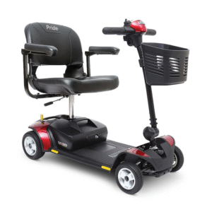Pride Go-Go Elite Traveller 4-Wheel Scooter with 18 AH Battery with Extended War