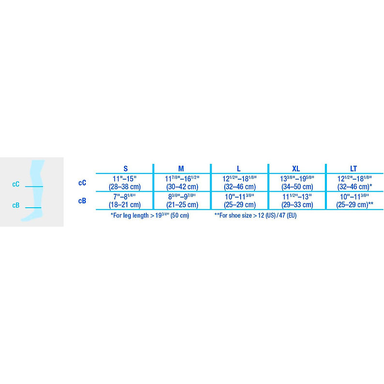 JOBST Medical Sock with Closed Toe, Knee High, Large, 15-20mmHg, Khaki - Image 3