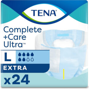TENA Complete + Care Ultra Adult Incontinence Brief L Moderate Absorbency 69972