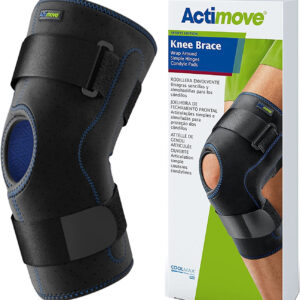 Actimove Knee Brace Wrap Around, Simple Hinges, Condyle Pads 2XLarge Black