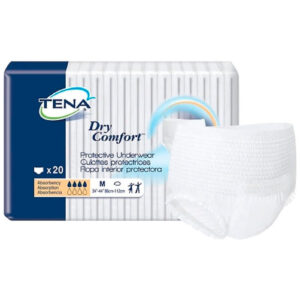 Tena Dry Comfort Adult Underwear Pull On Medium Disposable Moderate Absorbency
