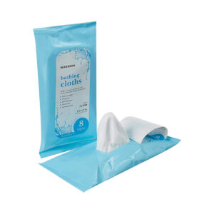 McKesson No Rinse Bathing Cloths, Singe Use Shower Wipes, Fresh Scent