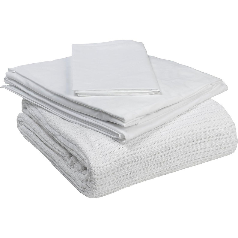 Drive Medical Hospital Bed Bedding in A Box, White - Image 2