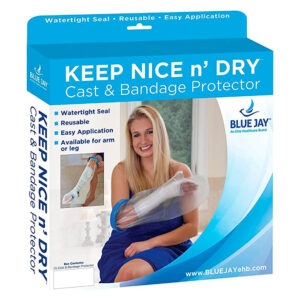 Keep NiceDry Cast & Bandage Protector 12 inch Blue Jay