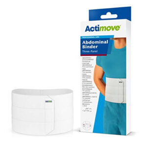 Actimove Abdominal Binder Three-Panel White Large